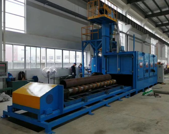 南充喷砂机在管道除锈中的现场施工应用