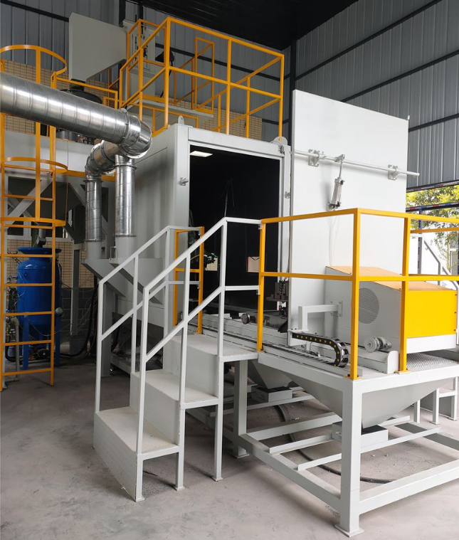 南充全自动喷砂机 实现无人化高效生产