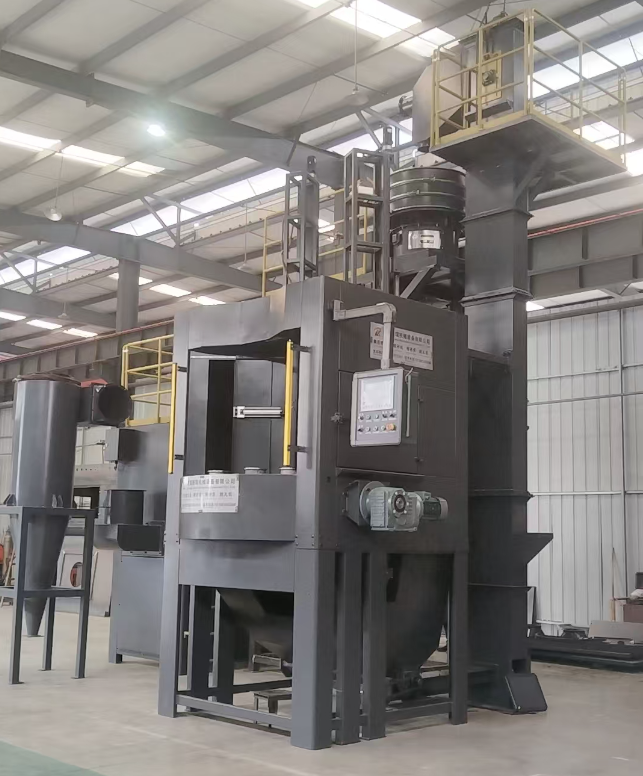 南充转盘式喷砂机 提升圆形工件处理效率